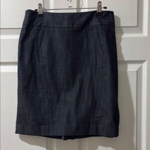 Classic dark denim Skirt by Ann Taylor Loft size 6